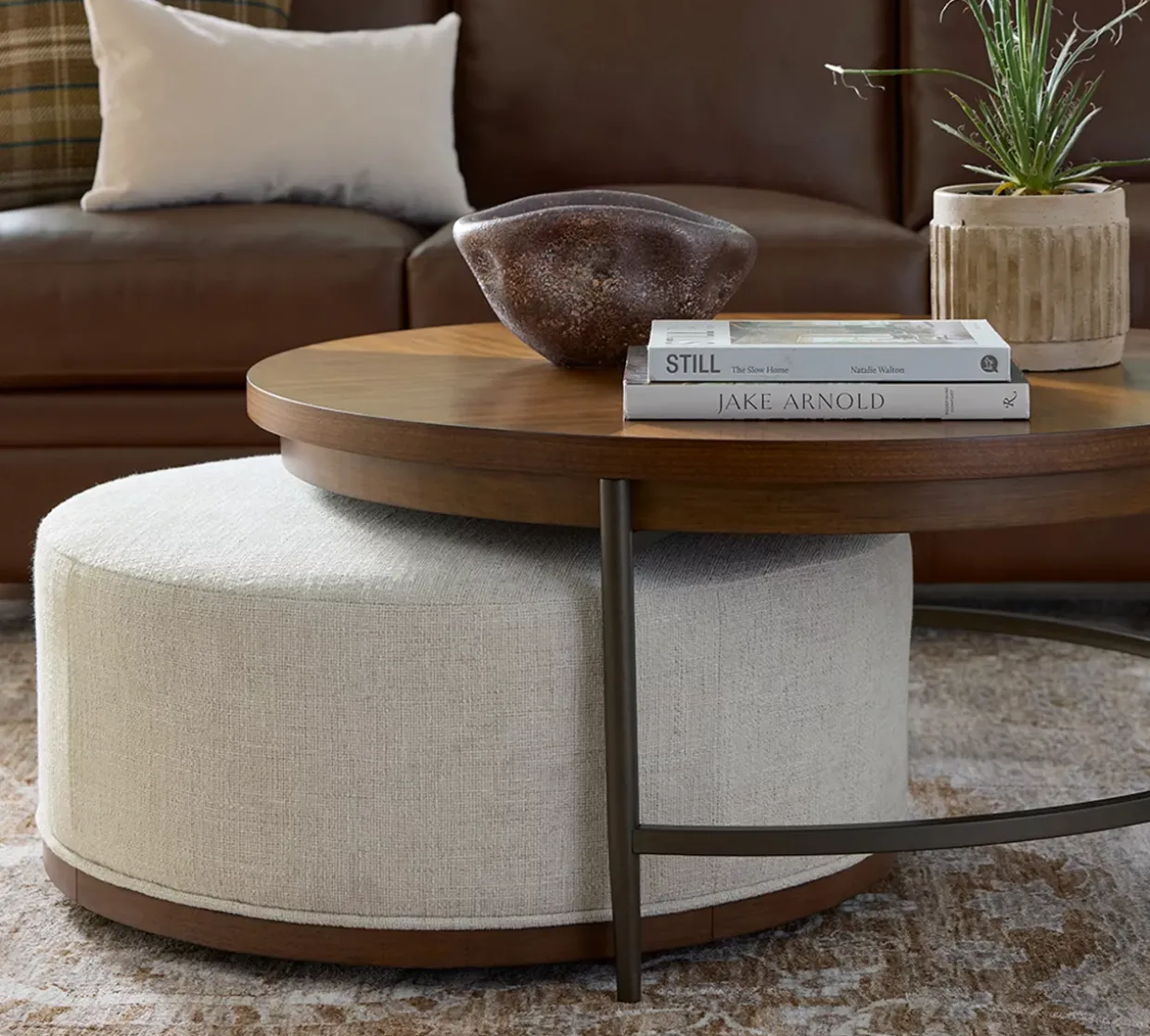 Ashford Park Coffee Table with Ottoman