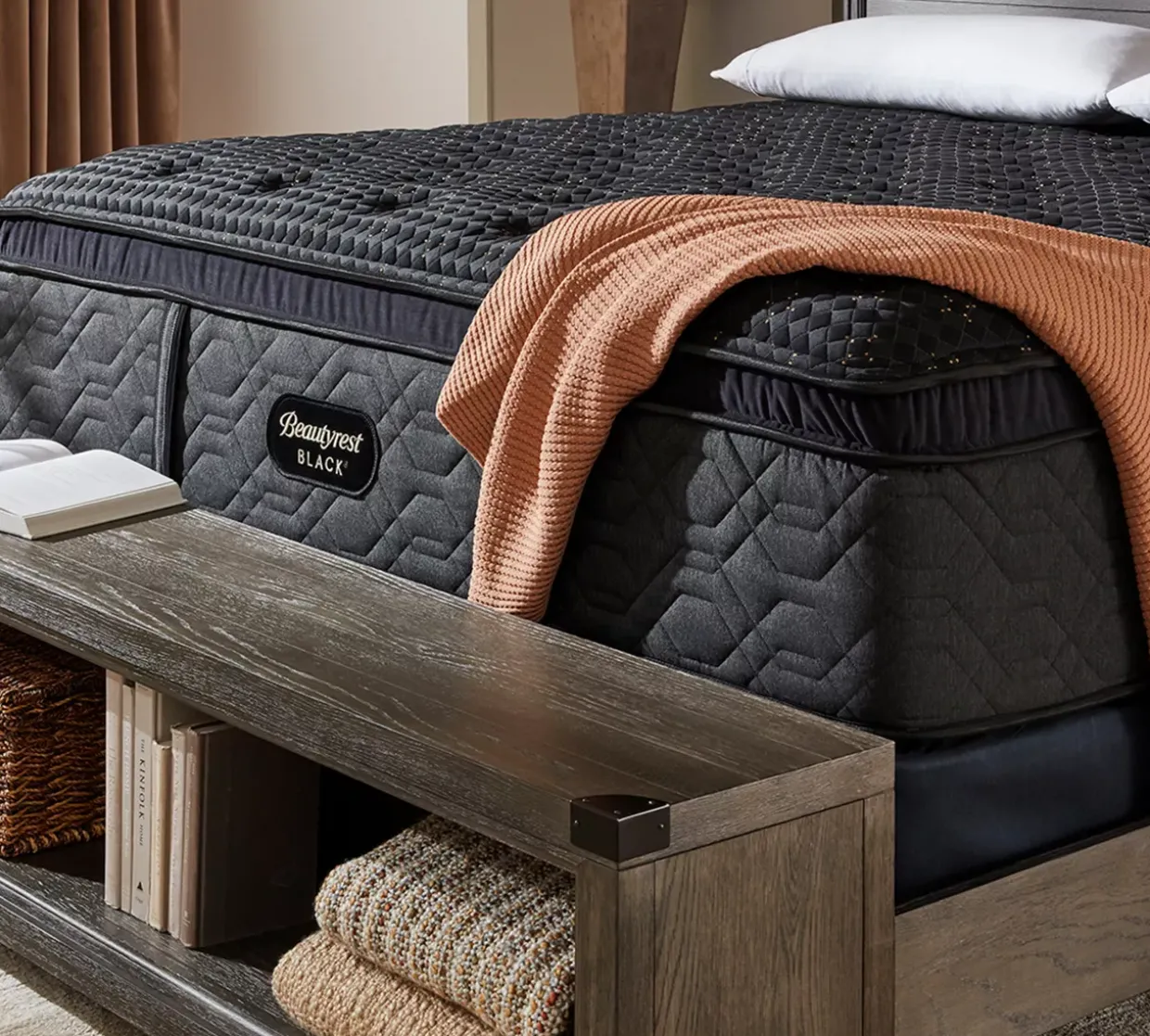 Beautyrest Black Quilted Series 4 Plush Summit Pillow Top Mattress