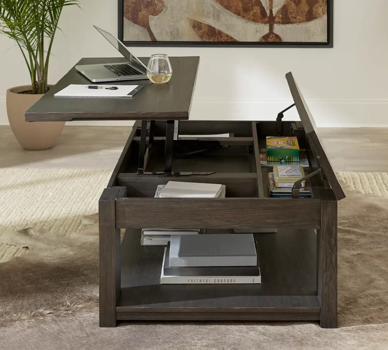 Clayton Lift Top Coffee Table