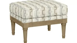 Elise Wooden Accent Ottoman