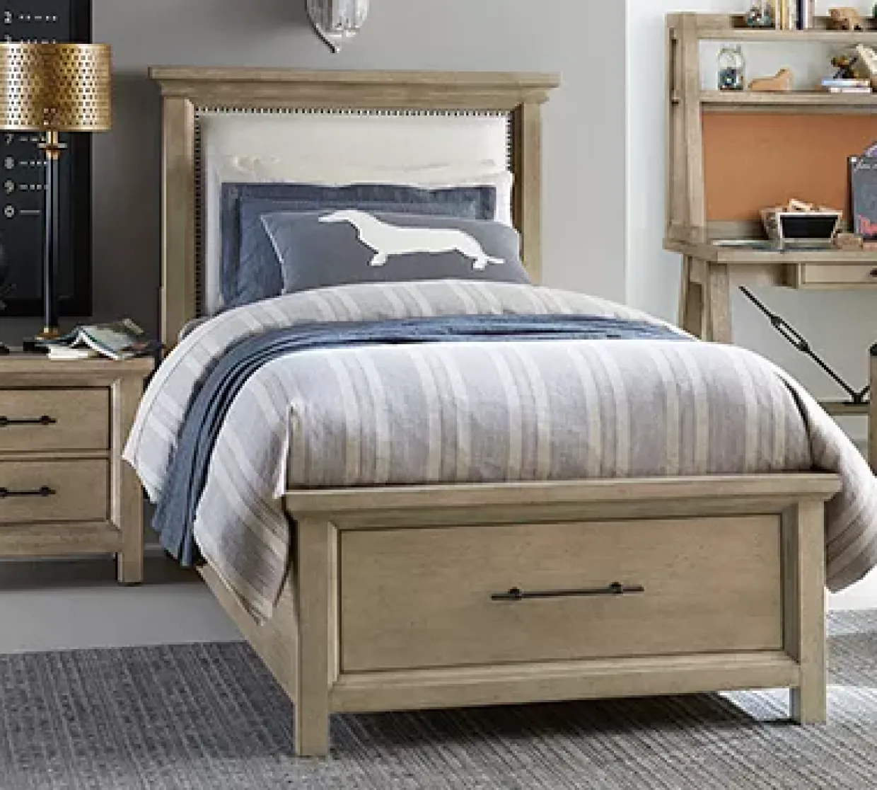 Grayson Youth Upholstered Bed