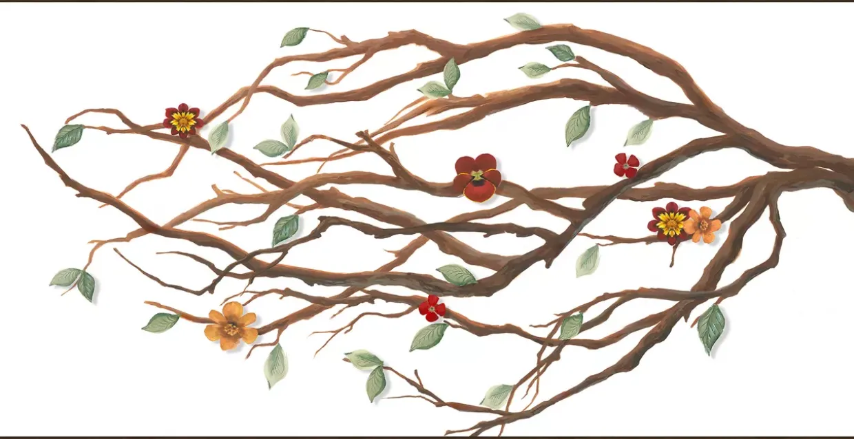 Happiness Blossoms Wall Art