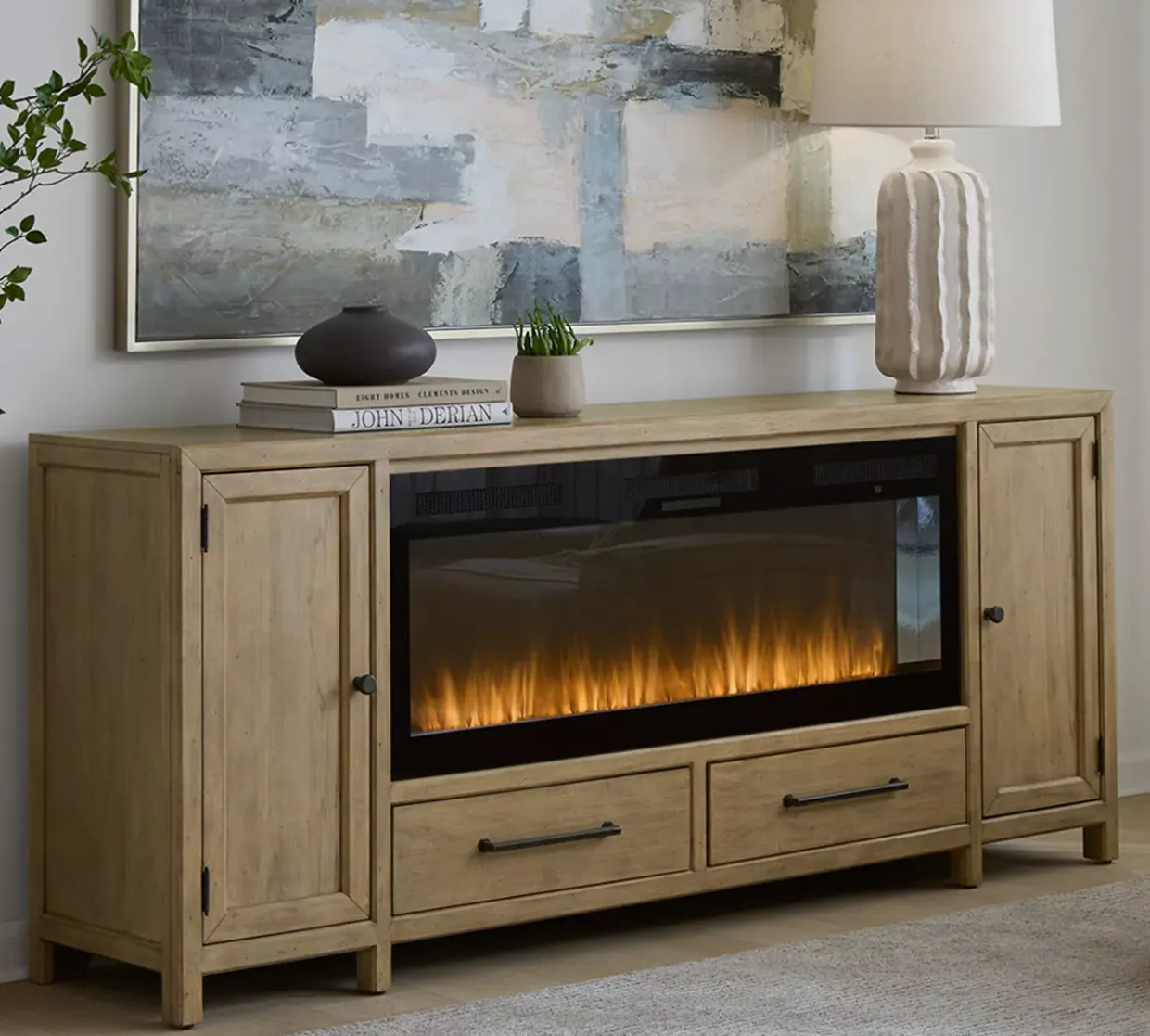 Lawrence Electric Fireplace Media Console