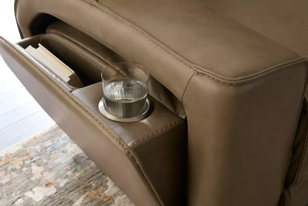 Micah Power Loveseat with Console