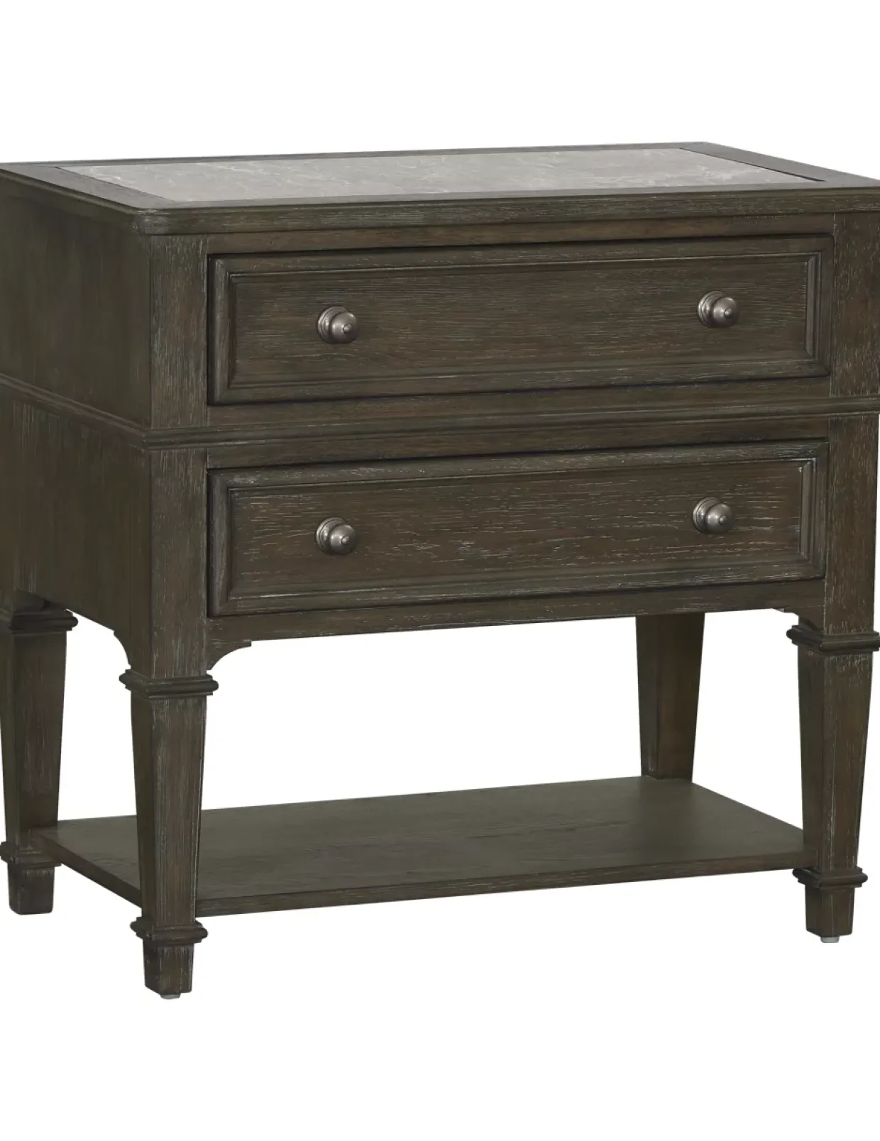 Miller Park Marble Top Nightstand