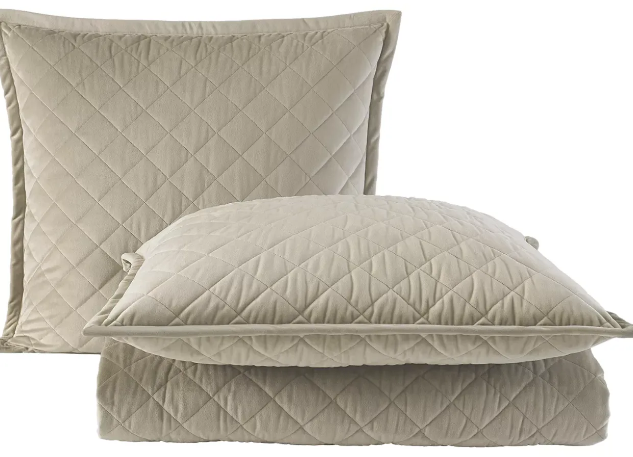 Quilted Velvet Coverlet Ensemble