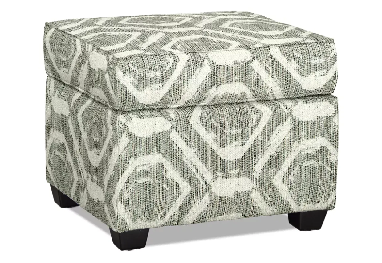 Sandy Accent Ottoman