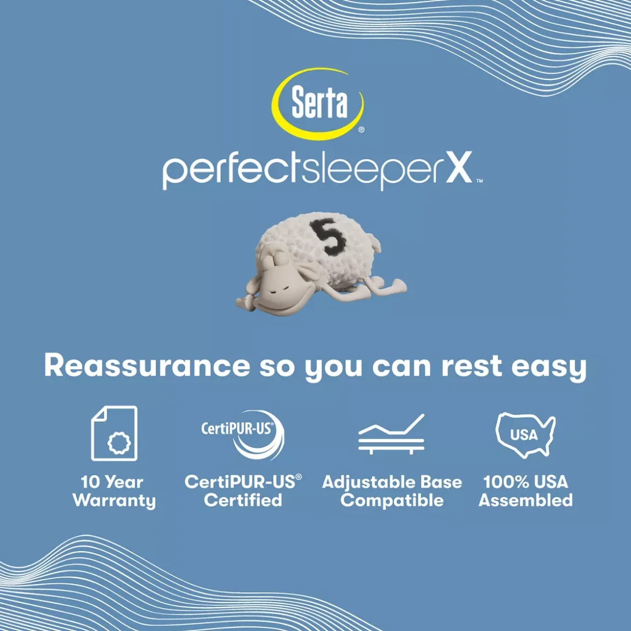 Serta® Perfect Sleeper X™ Hybrid Prescott Plush Tight Top Mattress