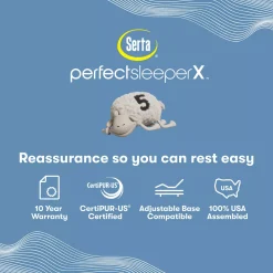Serta® Perfect Sleeper X™ Quilted Excelled Extra Firm Tight Top Mattress