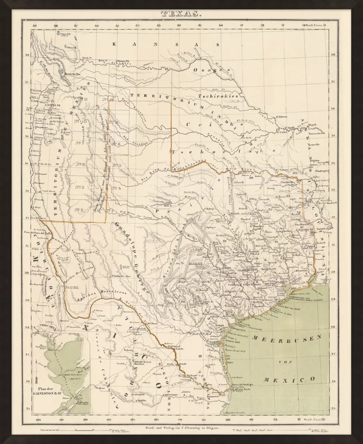 Texas and Beyond Framed Art