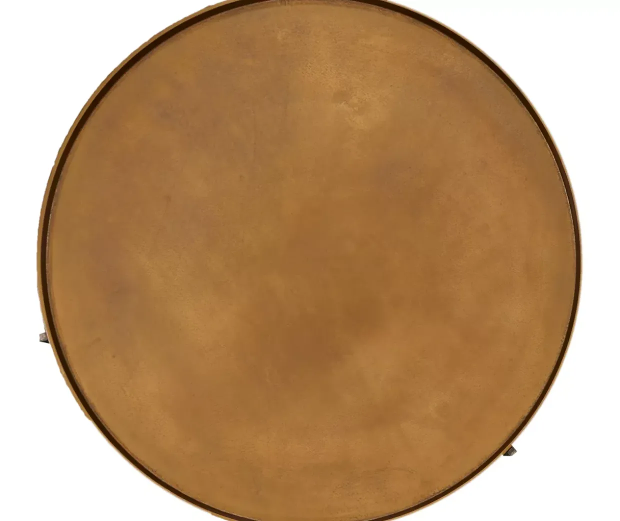 Vaughn Brass Top Coffee Table