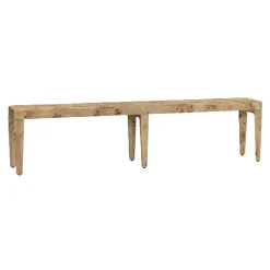 Vincent Burl Wood Bench